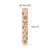 Unique Bargains Wood Clay Grain Texture Carved Fine Baking DIY Rolling Pins - 2 of 4