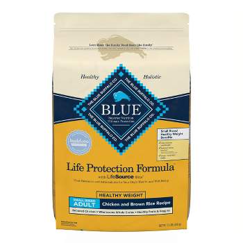 Blue Buffalo Life Protection Formula Natural Adult Small Breed Healthy Weight Dry Dog Food with Chicken and Brown Rice