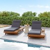 PAGED Patio Chaise Lounge with 4 Adjustable Positions and 4 Inch Thick Water-Resistant Cushion,Outdoor Lounge Chairs for Poolside,Backyard - 2 of 4