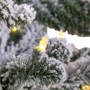 National Tree Company 9' Pre-lit Snowy Hudson Pine Artificial Christmas Tree with Warm White LED Lights and PowerConnect - image 2 of 4