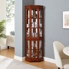 Okak Corner Curio Cabinet, Corner Cabinet, Display Cabinet with 2 Doors, 5 Shelves, Storage Cabinet for Living Room, Kitchen - 2 of 4