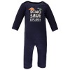 Hudson Baby Infant Boy Cotton Coveralls, Dinosaur Explorer - image 3 of 4