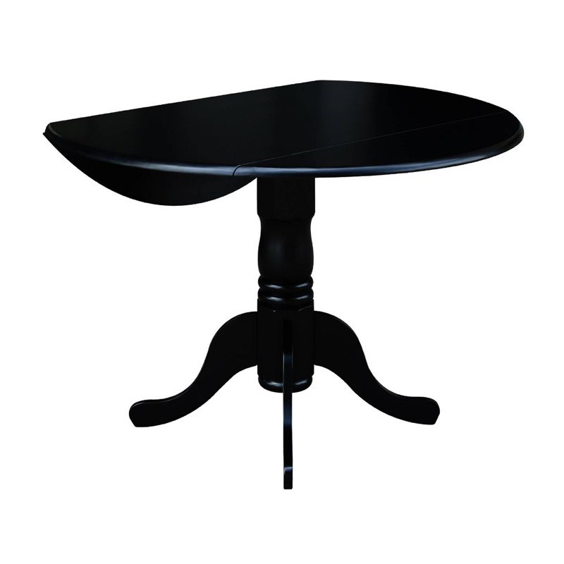 42" Mason Round Dual Drop Leaf Dining Table - International Concepts, 5 of 16