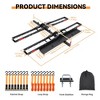 Dirt Bike Carrier for 2,Motorcycle Carrier Hitch Mount with Ramp Ratchet Straps,Stabilizers - 2 of 4