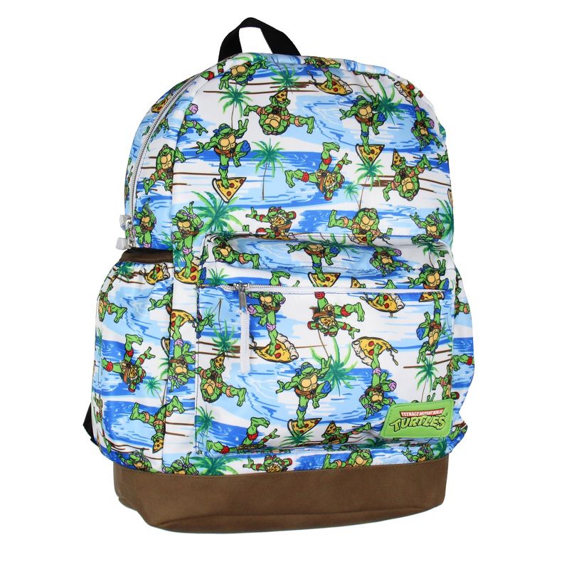 Teenage Mutant Ninja Turtles TMNT Pizza Fun School Travel Backpack Multicolored, 1 of 5