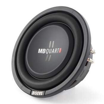 MB Quart DS1-204 8 Inch 400 Watt MAX 200 Watt RMS 4 Ohm Dual Voice Coil, Shallow Slim Subwoofer for Car Audio Sound System, Single Speaker