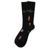 Men's Black Color Gentleman's Club Novelty Socks - 3 of 3