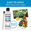 Bright Creations 8oz Liquid Zinc Flux for Stained Glass, Soldering Work, Glass Repair and more - Easy Clean Up - Made in USA - 4 of 4