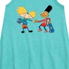 Girls' - Hey Arnold! - Arnold and Gerald Skateboard Graphic Sleeveless Aline Dress - 2 of 3