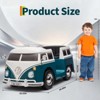 Jojoka 6V Licensed Volkswagen T1 Bus Ride-On Car for Kids with LED Lights, Horn, Music & Two Speeds, Battery Powered - 4 of 4
