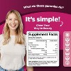 Hydrolized Collagen + Biotin Gummies, Pure Collagen Supplement for Healthy Hair Growth, Glowing Skin & Nail Care, Raspberry Flavor, Phytoral, 90ct - 3 of 4