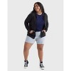 Hanes Just My Size Women's Full-Zip Slub Hoodie (Plus Size) - 4 of 4