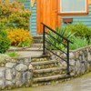 Karl Home Ajustable 1-4 Step Iron Outdoor Handarail - 2 of 4
