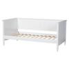 Baxton Studio Viva Classic and Traditional White Finished Wood Twin Size Daybed - 4 of 4