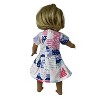 Doll Clothes Superstore Size 14 Patchwork Print Dresses For Girls And Dolls - 4 of 4