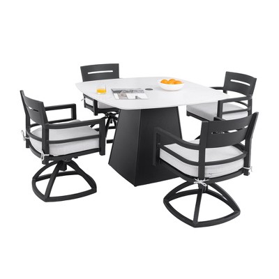 UNISOAR 5PC Outdoor Patio Dining Set