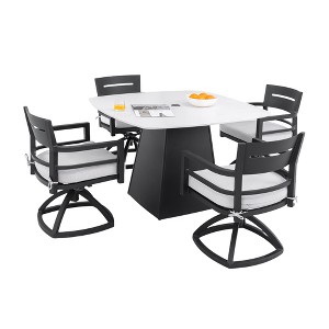 UNISOAR 5PC Outdoor Patio Dining Set - 1 of 4