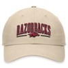 NCAA Arkansas Razorbacks Unstructured Washed Cotton Twill Hat - Natural - 2 of 4