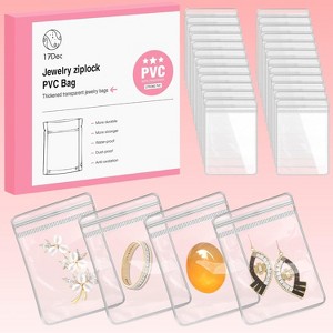 Ultimate Jewelry Organization: 300-Pocket Travel Book with 50 Zippered Pouches for Secure Storage - 1 of 4