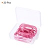 Unique Bargains Large Metal Prevent Tearing Pages Home Office Paper Clip 20 Pcs - 3 of 4