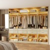 Aheaplus Freestanding Closet Organizer with Drawers and Shoe Rack, Walk-In Closet System with Hanging Rods - 2 of 4