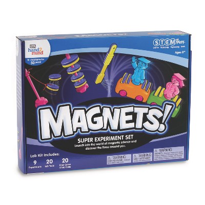 hand2min Magnets Super Science Kits For Kids, Science Experiments And Fact-Filled Guide