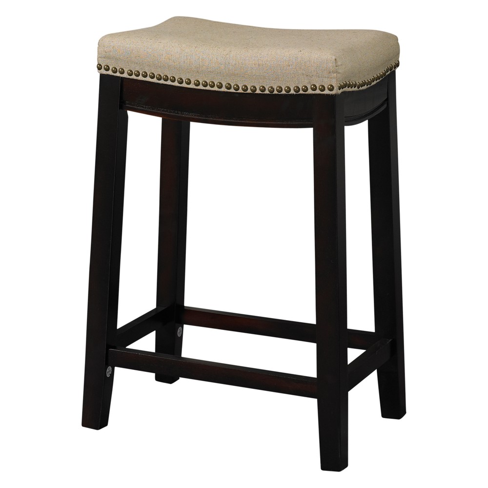 Counter And Bar Stools Linon Walnut (Brown)