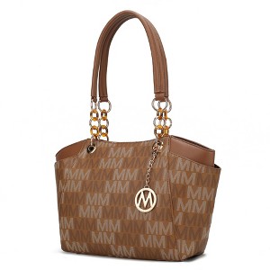 MKF Collection Cameron Tote Bag Stylish Vegan Leather Handbag with Spacious Design by Mia K - 1 of 4