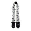 Perri's Black and White Roses Jacquard Guitar Strap 2 in. - 2 of 3