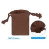Unique Bargains 100% Cotton Reusable Washable Dust Drawstring Bag 12 Pcs - 3 of 4