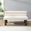 NicBex Upholstered Bench,51.5 inch Dining Bench with Rubber Wood Legs,Modern Ottoman for Living Room,Entryway,Kitchen - 2 of 4