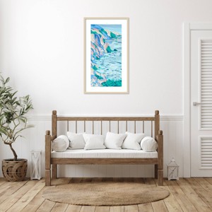 Amanti Art 24"x41" Ideal Vacation II by Melissa Wang Wood Framed Wall Art Print - 1 of 4