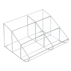 iDesign 6-Section Makeup Organizer for Vanity or Countertop - Clear - 1 of 4