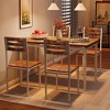 5 Piece Dining Table Set, Dining Table and Chairs Set for 4, Kitchen Table Set for Dining Room Kitchen Apartment - 2 of 4