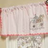 Everyday Kids Precious Moments Noah’s Ark Pink Window Valance – 60x15” Baby Girl Animal Nursery Décor with Giraffes, Tigers & Elephants - 4 of 4