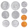 Blue Panda 250 Fake Plastic Penny Coins Novelty Play Toy Prizes Parties Copper Silver - 3 of 3