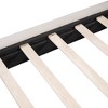 Queen Size Platform Bed Frame with Upholstered Cloud-shaped Headboard and Wooden Slats Support, No Box Spring Needed/Easy Assembly - 4 of 4