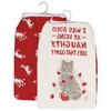 Primitives by Kathy Holiday Naughty Kitty Cat Dish Towels Set of 2 - 3 of 3