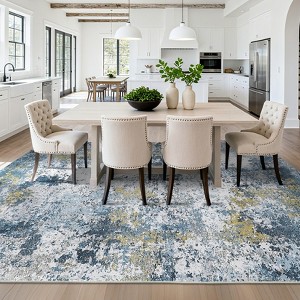 Modern Abstract Area Rug for Living Room - 1 of 4