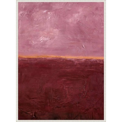 Amanti Art 28"x38" Edge Rose by Design Fabrikken Framed Canvas Wall Art