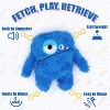 ZippyPaws Dog Toy, Crinkle Stuffed Dog Toy Keep Them Busy Tug of War Dog Chew Toy for Small Medium Large Dogs (Blue) - 3 of 4