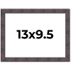 PosterPalooza | Photo Size Slim Profile Brown Frame - UV Acrylic, Foam Board Backing, Hanging Hardware - 2 of 4