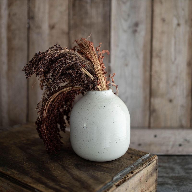 White Metal Vase - Foreside Home & Garden, 5 of 8