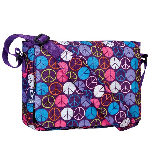 Wildkin Kids Messenger Bag , 13 X 10 X 4 Inches (peace Signs) : Target