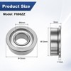Unique Bargains Chrome Steel Durable Multipurpose Use Flanged Ball Bearing - 3 of 4