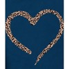 TIME HOLLOW Heart & Leopard Print Crop Graphic Tee - 3 of 3