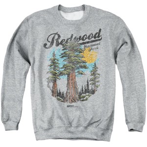Men's Redwood National and State Parks Vintage Crewneck Sweatshirt - 1 of 4