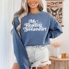 Simply Sage Market Women's Garment Dyed  Graphic Sweatshirt My Reading Sweatshirt - 2 of 3