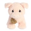 Aurora Small Bacon Piggy Precious Moments Inspirational Stuffed Animal Pink 9" - 2 of 4