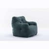 CAVINAS Modern Bean Bag Chair, Soft Teddy Fabric Tufted Foam Bean Bag Chair, Indoor Modern Focus Bean Bag Chair - 4 of 4